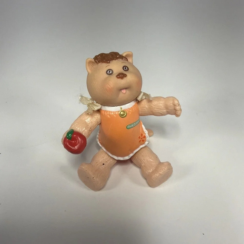 Vintage Cabbage Patch Koosas Rag Mini Figure 1985 Kitty Cat